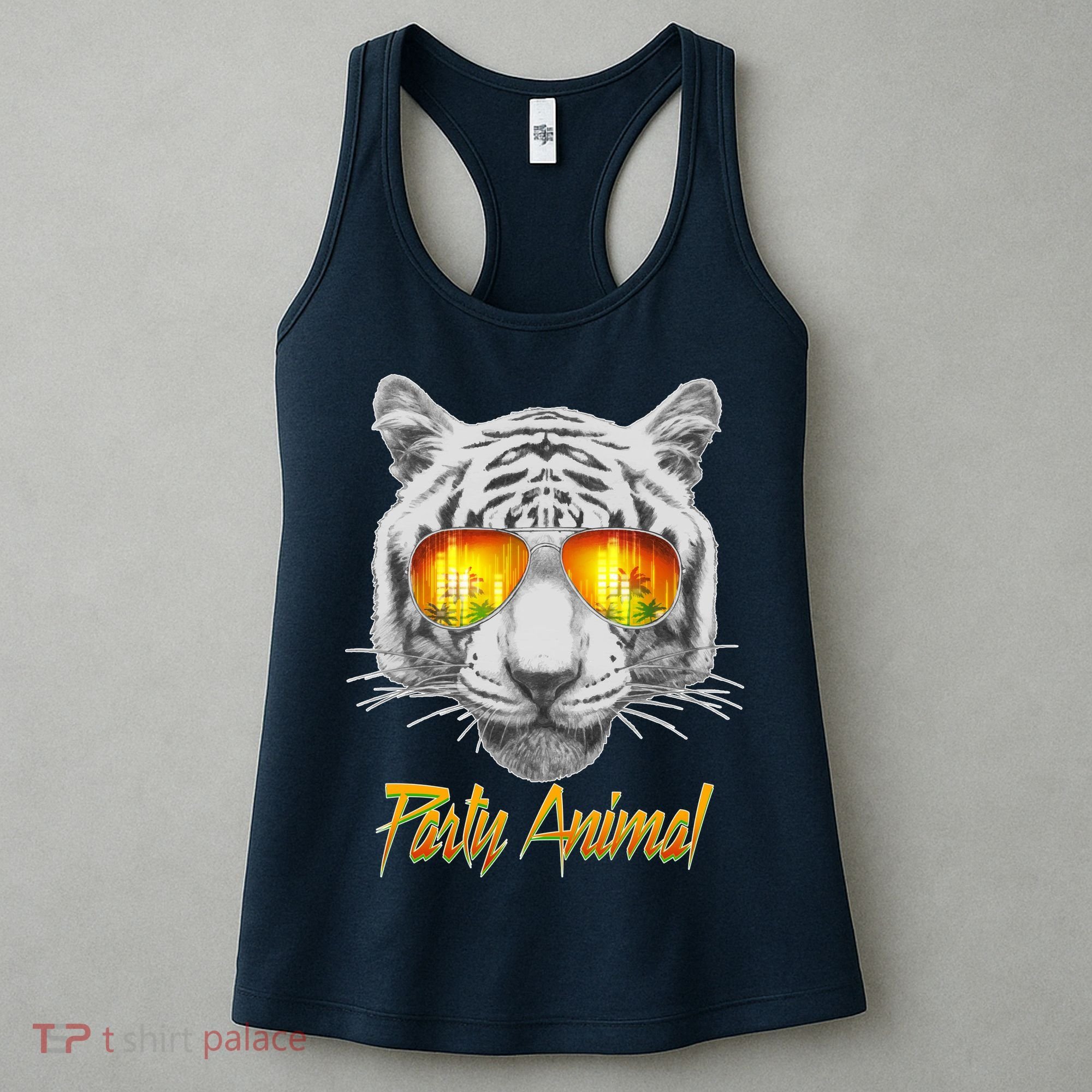 Cool Party Animal Tiger Women's Tank Top