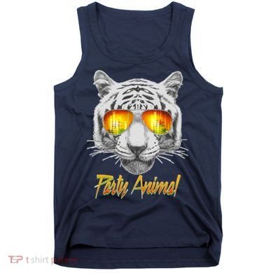 Cool Party Animal Tiger Tank Top