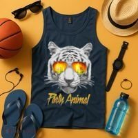 Cool Party Animal Tiger Tank Top thumb 4