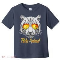 Cool Party Animal Tiger Toddler T-Shirt thumb 0