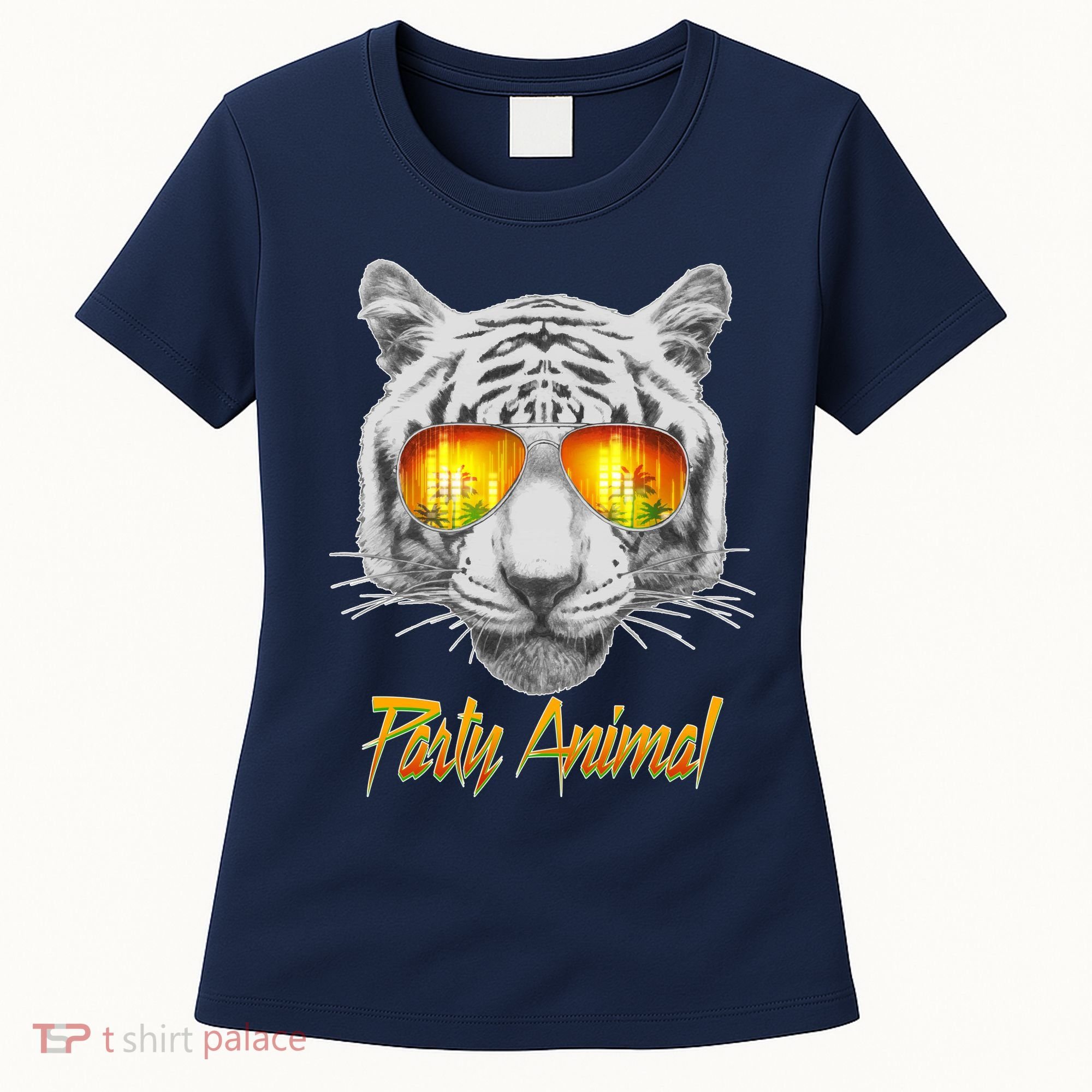 Cool Party Animal Tiger Women's T-Shirt