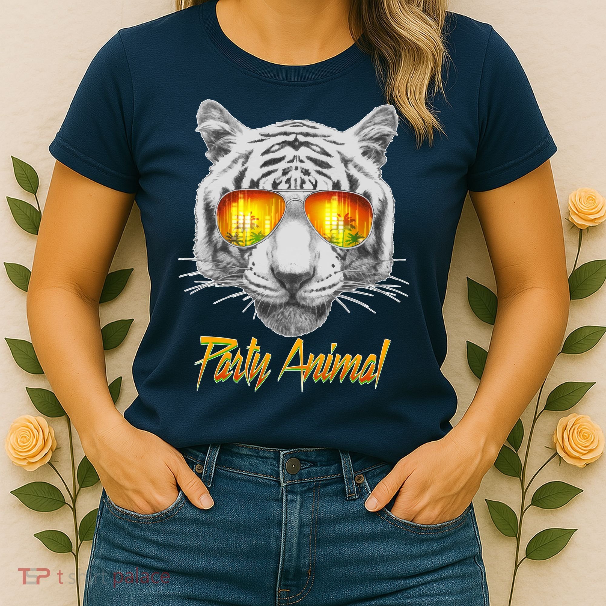 Cool Party Animal Tiger Women's T-Shirt