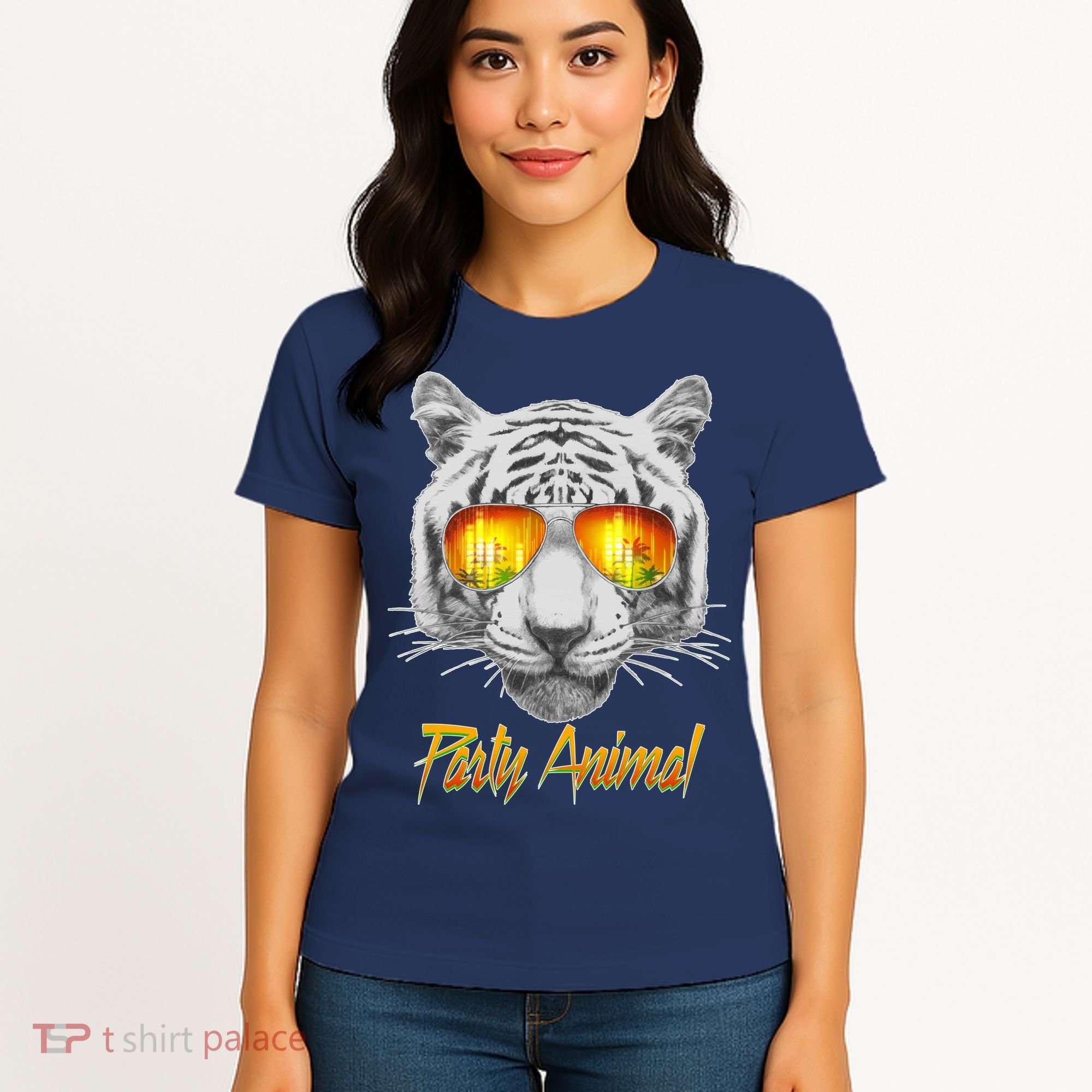 Cool Party Animal Tiger Women's T-Shirt
