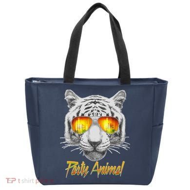 Cool Party Animal Tiger Tote Bag