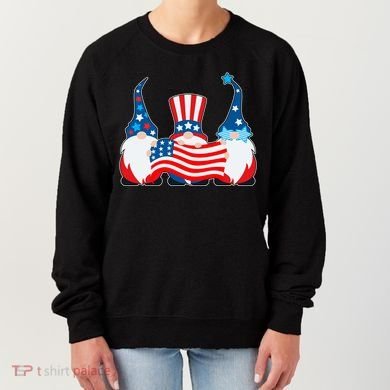 Cool Patriotic USA American Gnomes Women's Sweatshirt