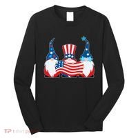 Cool Patriotic USA American Gnomes Long Sleeve Shirt thumb 0