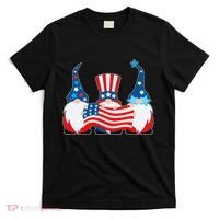 Cool Patriotic USA American Gnomes T-Shirt thumb 0