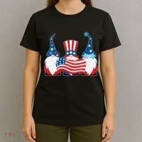 Cool Patriotic USA American Gnomes T-Shirt thumb 4