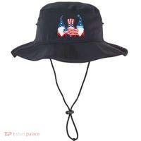 Cool Patriotic USA American Gnomes Bucket Hat thumb 0
