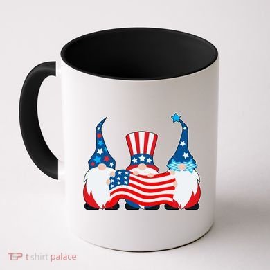 Cool Patriotic USA American Gnomes Coffee Mug
