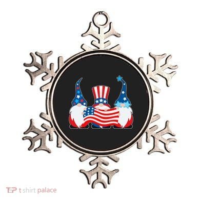 Cool Patriotic USA American Gnomes Ornament