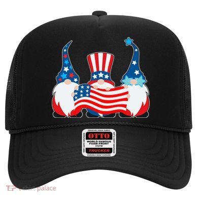 Cool Patriotic USA American Gnomes Hat