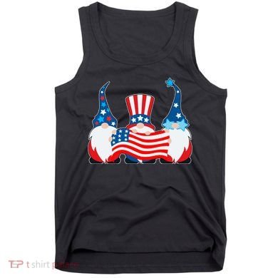Cool Patriotic USA American Gnomes Tank Top