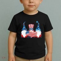 Cool Patriotic USA American Gnomes Toddler T-Shirt thumb 2