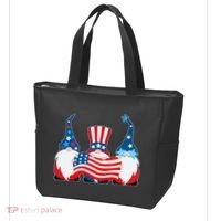Cool Patriotic USA American Gnomes Tote Bag thumb 3