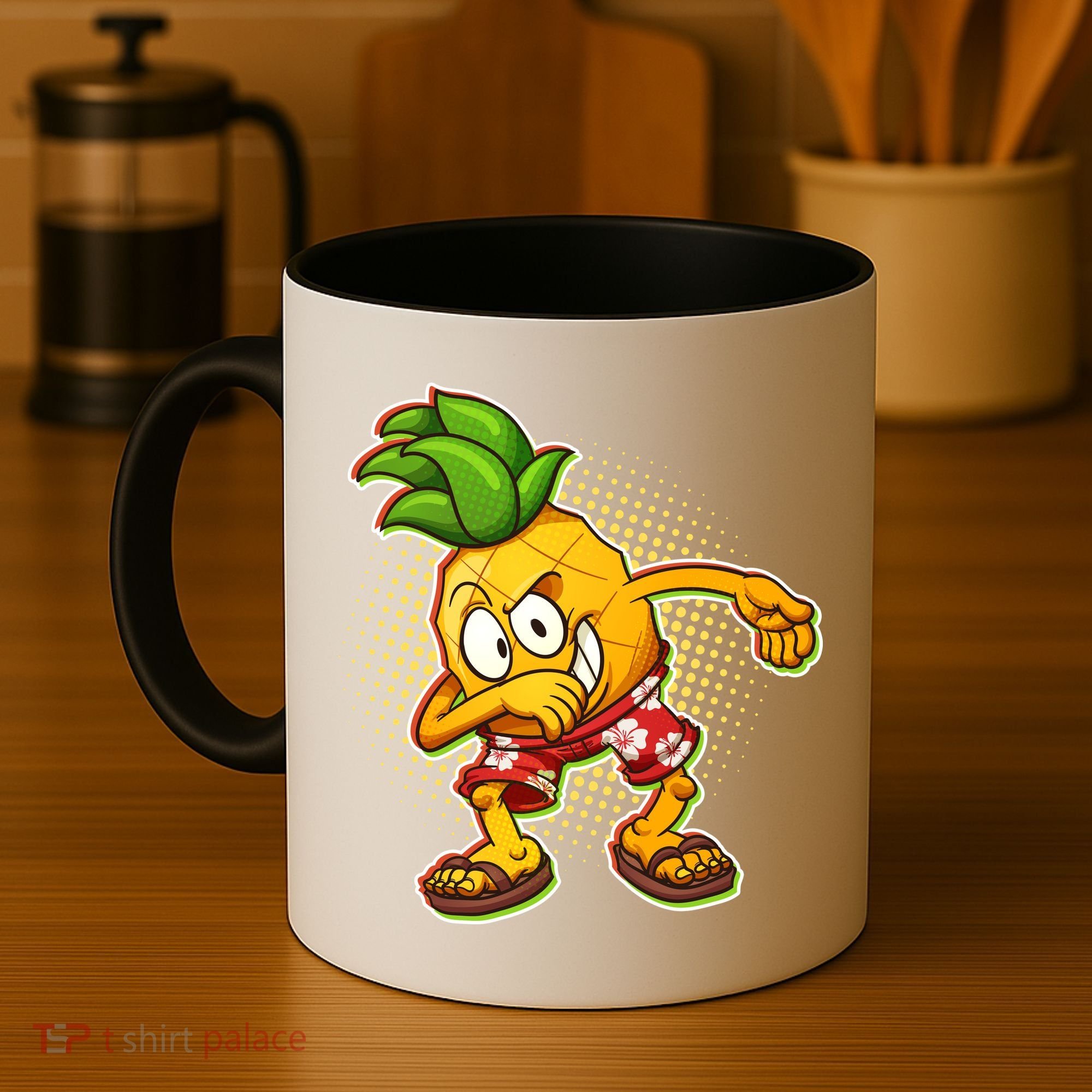 Cool Pineapple Dab Coffee Mug