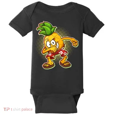 Cool Pineapple Dab Baby Bodysuit