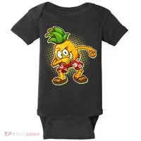 Cool Pineapple Dab Baby Bodysuit thumb 0