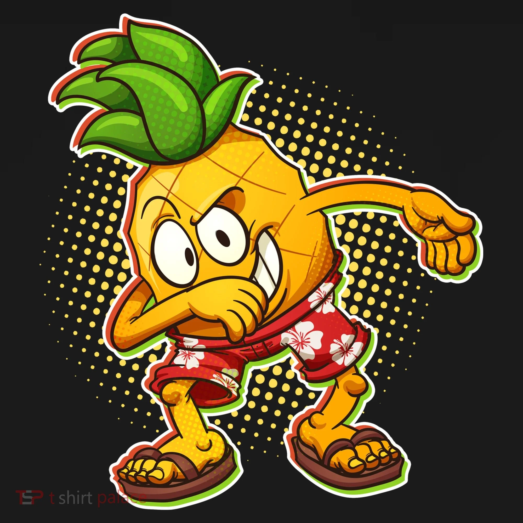 Cool Pineapple Dab Toddler Hoodie
