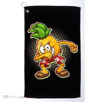 Cool Pineapple Dab Golf Towel