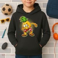 Cool Pineapple Dab Kids Hoodie thumb 2