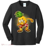 Cool Pineapple Dab Kids Long Sleeve Shirt thumb 0