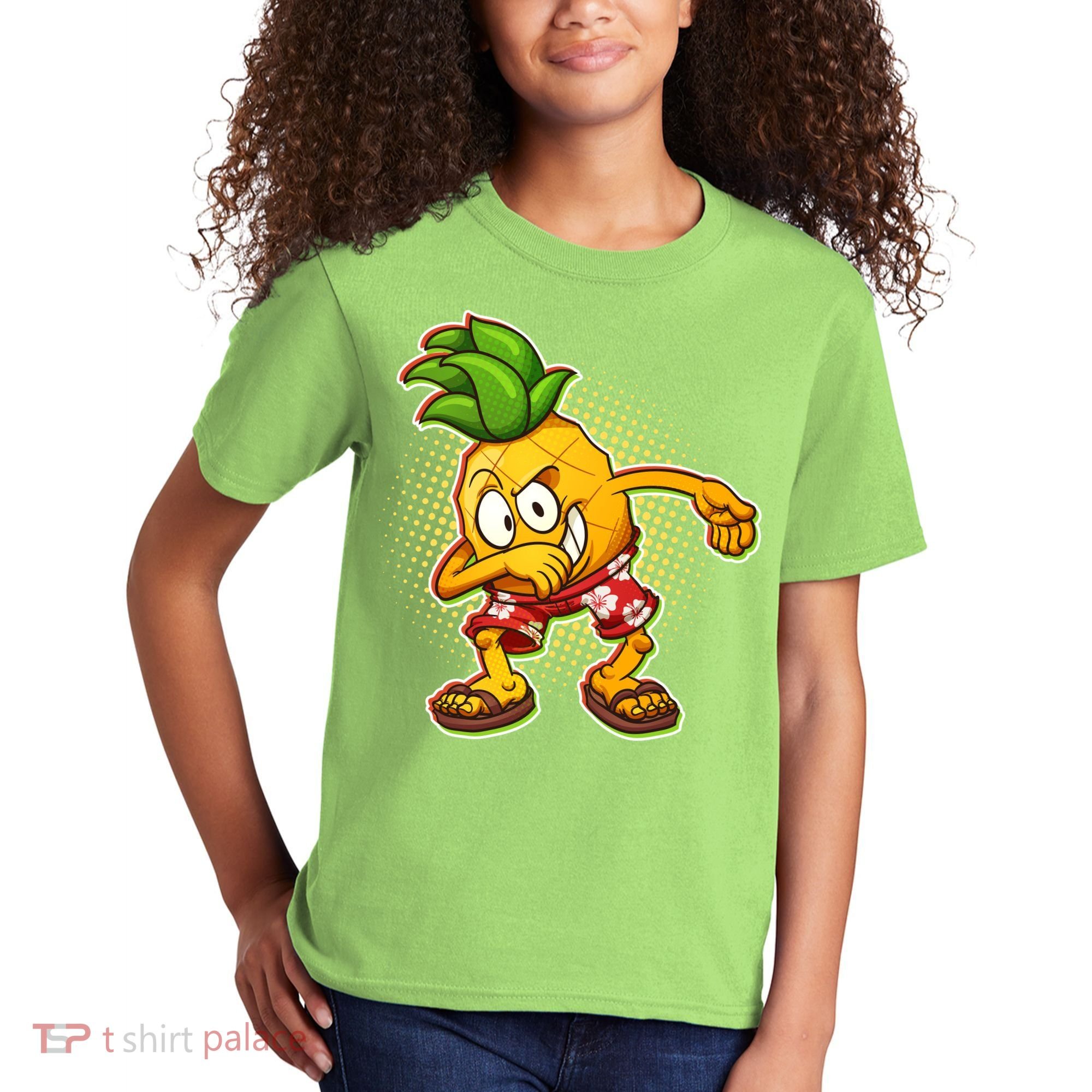 Cool Pineapple Dab Kids T-Shirt