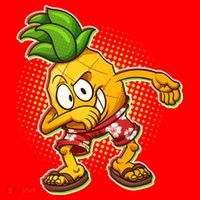 Cool Pineapple Dab Santa Hat thumb 1
