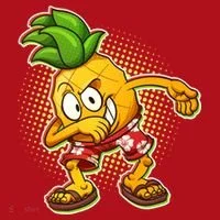 Cool Pineapple Dab Christmas Stocking thumb 1