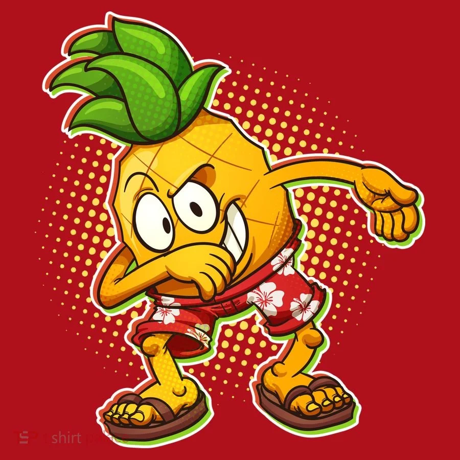 Cool Pineapple Dab Christmas Stocking