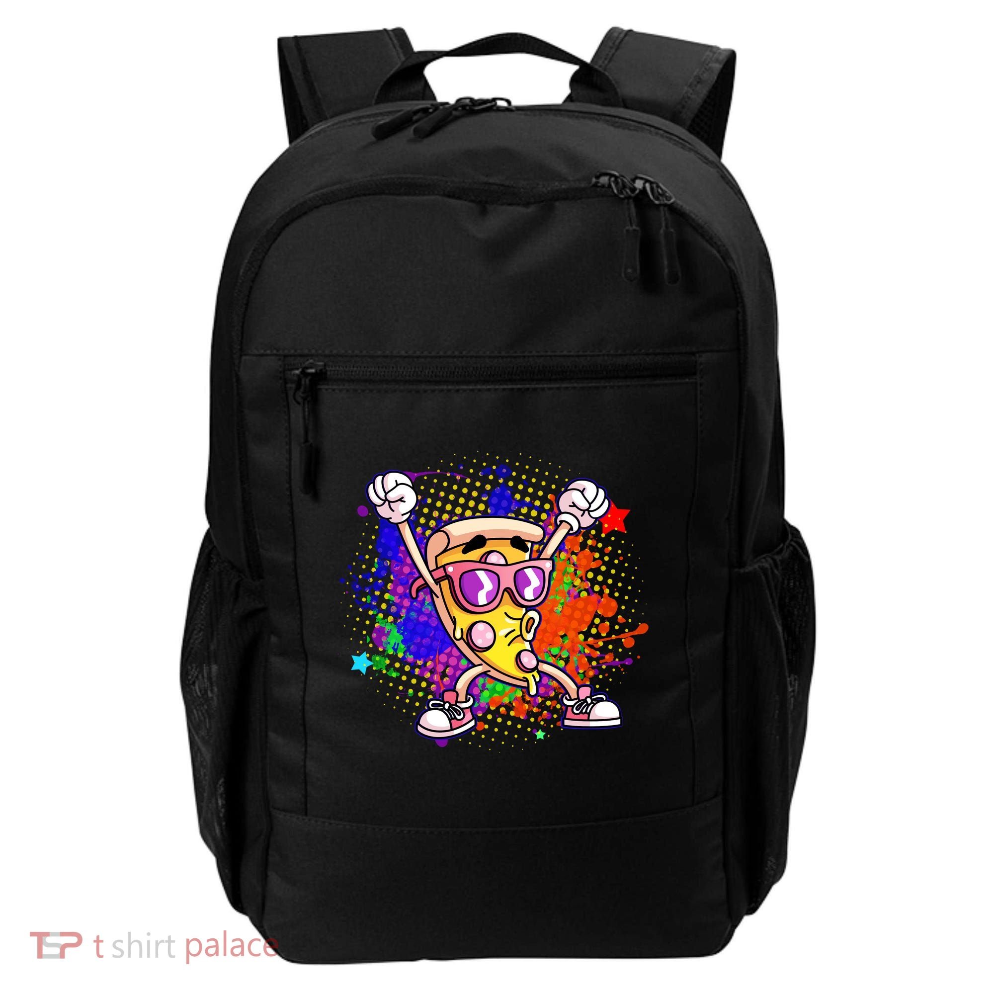 Cool Pizza Splatter Backpack