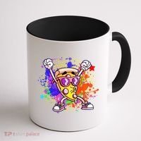 Cool Pizza Splatter Coffee Mug thumb 1