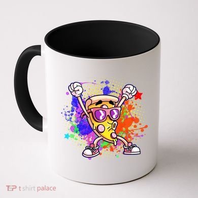 Cool Pizza Splatter Coffee Mug