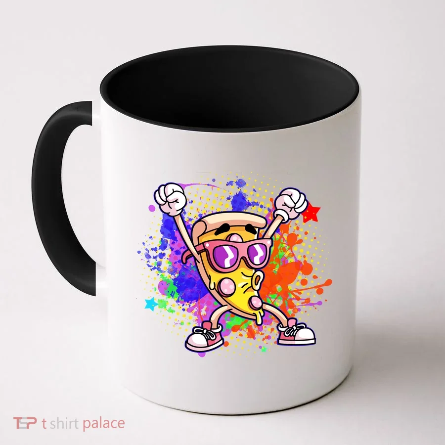 Cool Pizza Splatter Coffee Mug