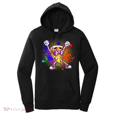 Cool Pizza Splatter Women's Hoodie