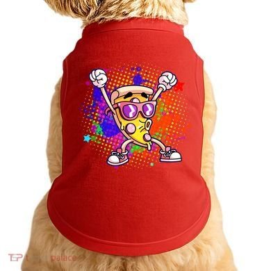 Cool Pizza Splatter Doggie Tank