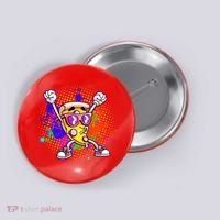 Cool Pizza Splatter Button thumb 0