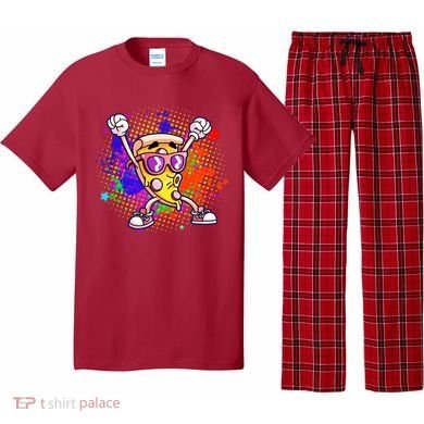 Cool Pizza Splatter Pajama Set