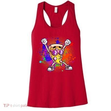 Cool Pizza Splatter Women's Tank Top