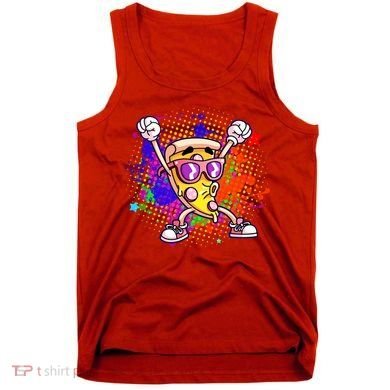 Cool Pizza Splatter Tank Top
