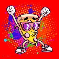 Cool Pizza Splatter Visor thumb 3