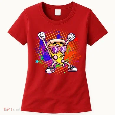 Cool Pizza Splatter Women's T-Shirt