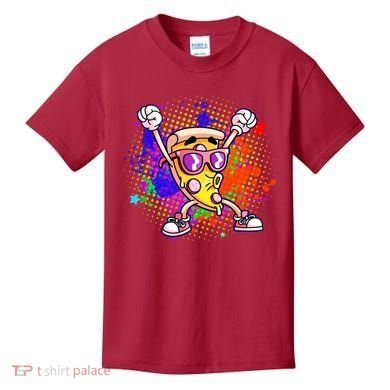 Cool Pizza Splatter Kids T-Shirt