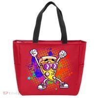 Cool Pizza Splatter Tote Bag thumb 0