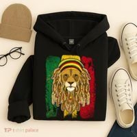 Cool Rasta Lion Hoodie thumb 4