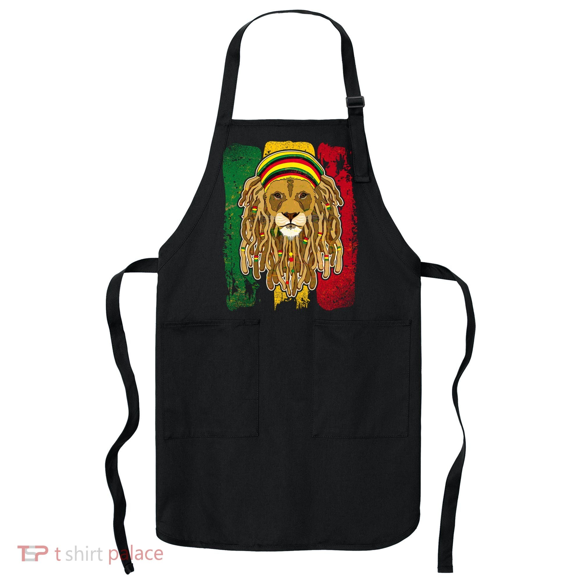 Cool Rasta Lion Apron