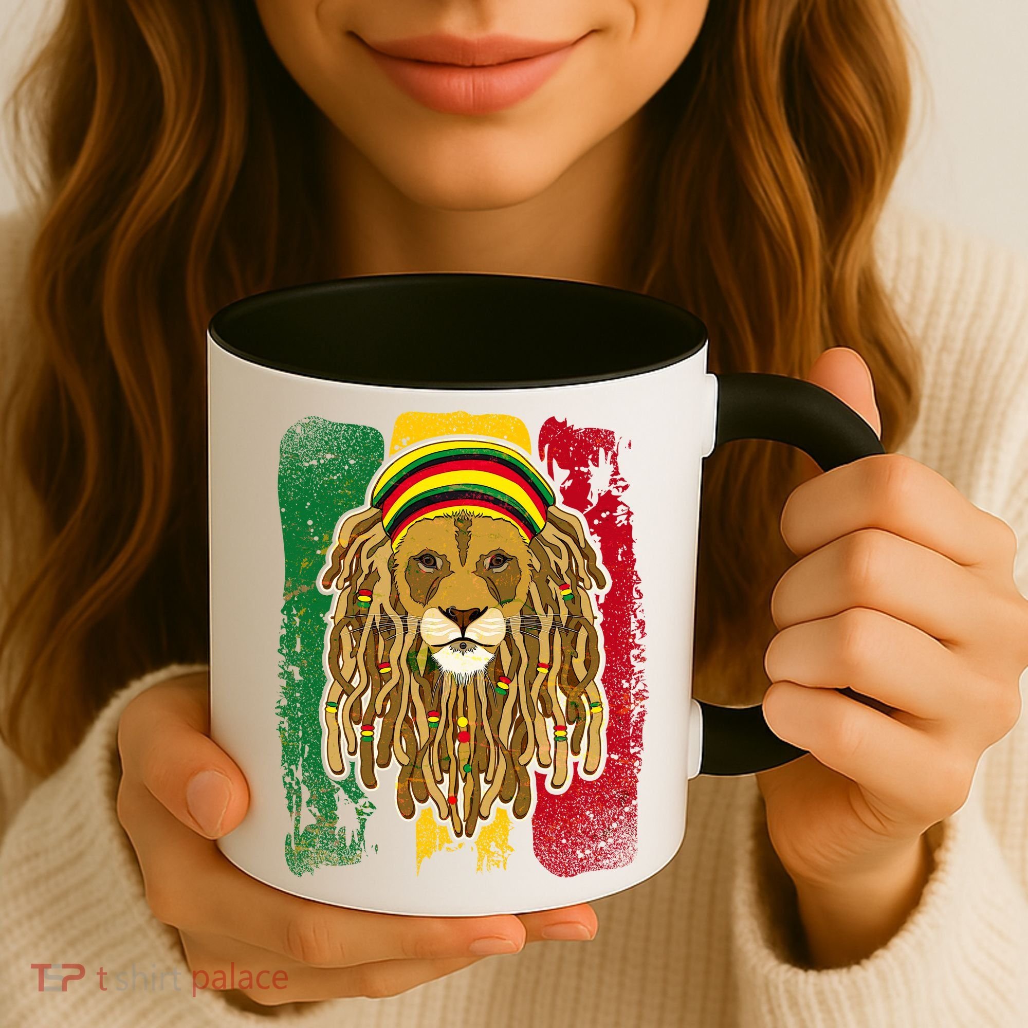 Cool Rasta Lion Coffee Mug