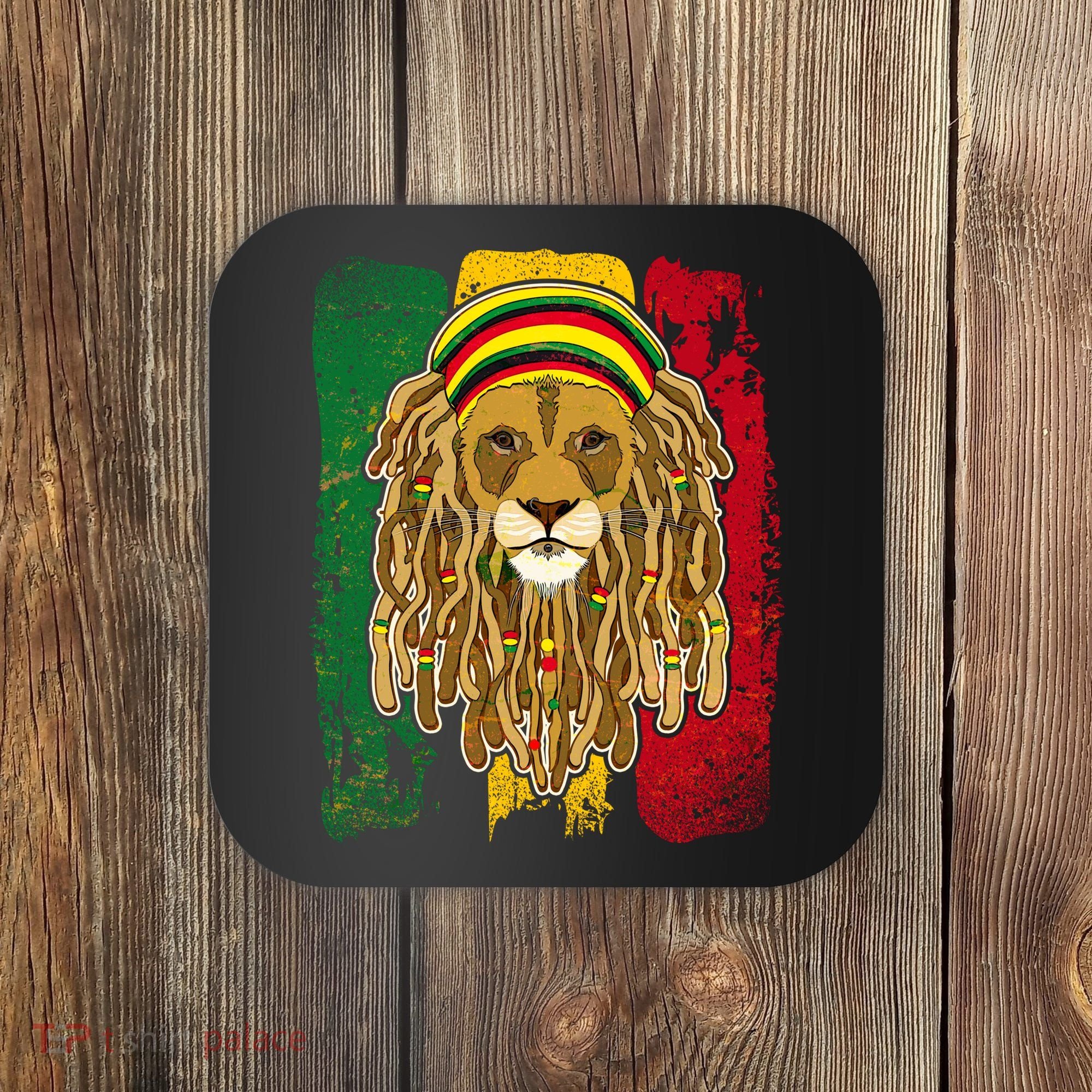 Cool Rasta Lion Coaster