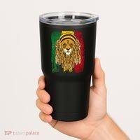 Cool Rasta Lion Tumbler thumb 2
