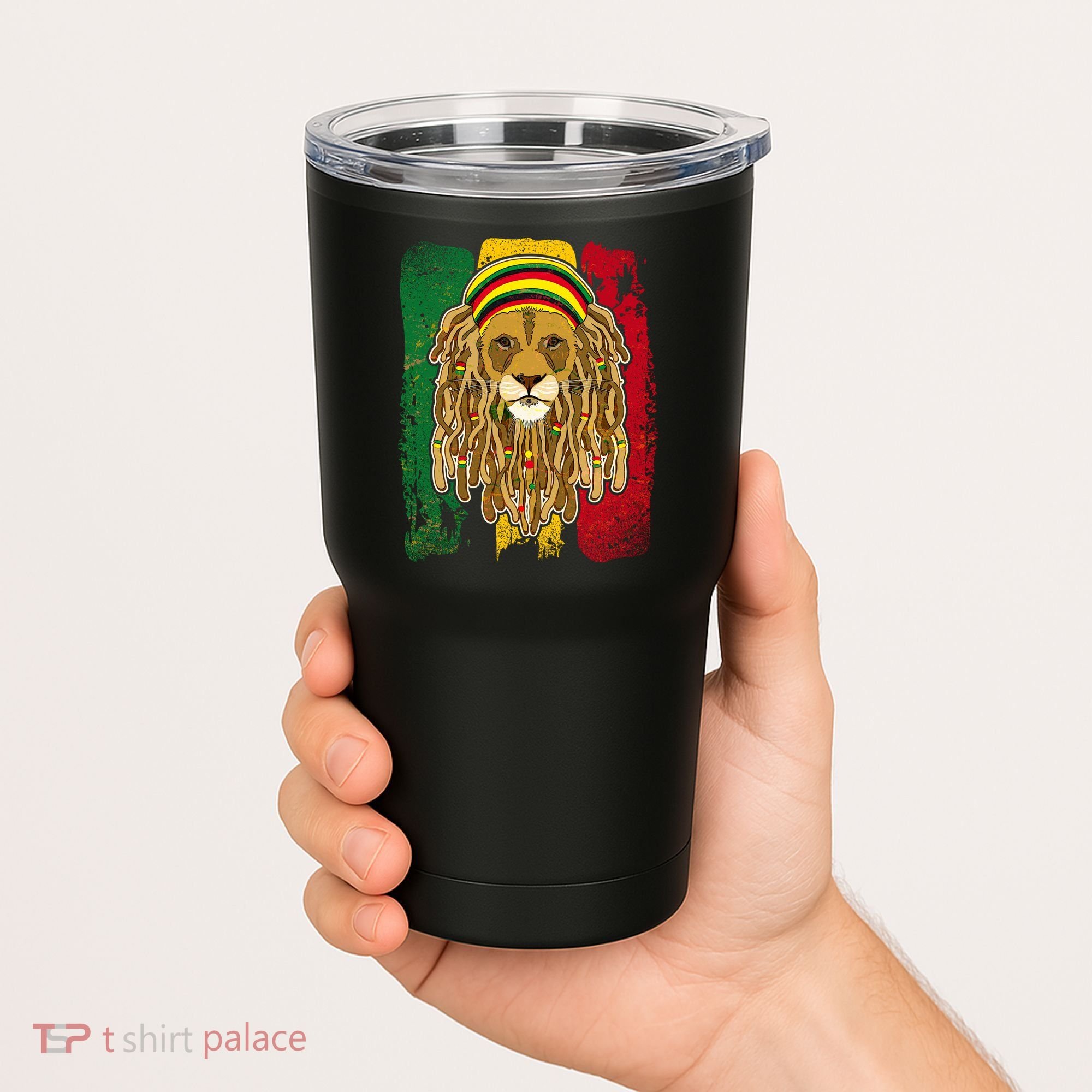 Cool Rasta Lion Tumbler